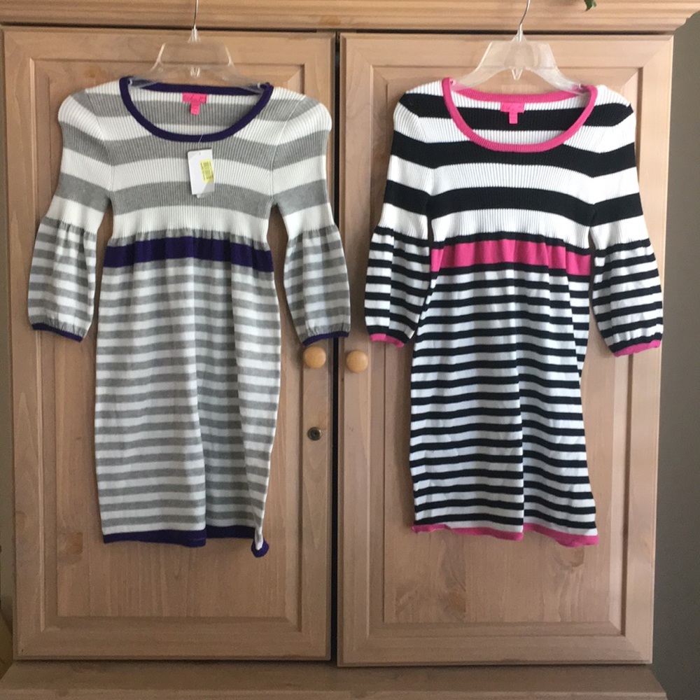 🆕Bundle🌟 Girls Striped Sweater Dress